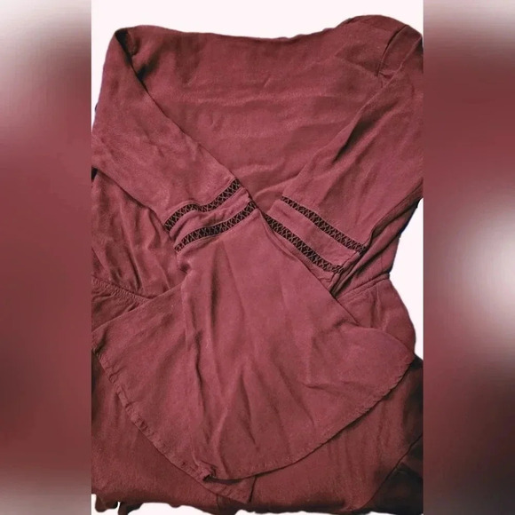 Tobi, Size L, Red Wine Romper - Picture 2 of 16